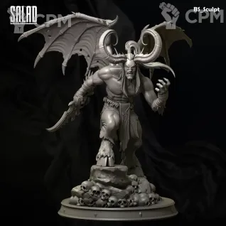 Описание картинки Illidan Stormrage #2 от Naggaroth Night по цене 2 000руб | Свободный Рынок Миниатюр - СРМ