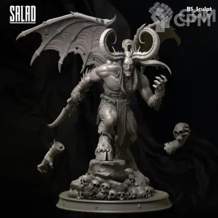 Описание картинки Illidan Stormrage #2 от Naggaroth Night по цене 2 000руб | Свободный Рынок Миниатюр - СРМ