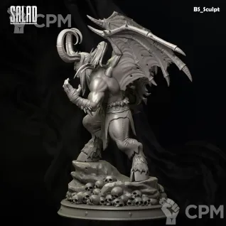 Описание картинки Illidan Stormrage #2 от Naggaroth Night по цене 2 000руб | Свободный Рынок Миниатюр - СРМ