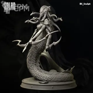 Описание картинки Lady Naga от Naggaroth Night по цене 2 000руб | Свободный Рынок Миниатюр - СРМ