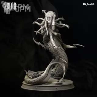 Описание картинки Lady Naga от Naggaroth Night по цене 2 000руб | Свободный Рынок Миниатюр - СРМ