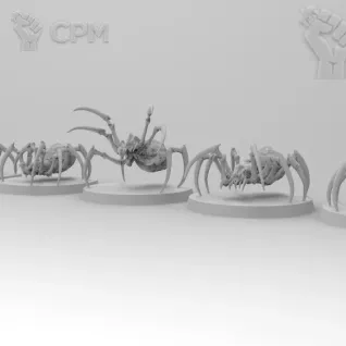 Описание картинки Spiderlings от Naggaroth Night по цене 300руб | Свободный Рынок Миниатюр - СРМ