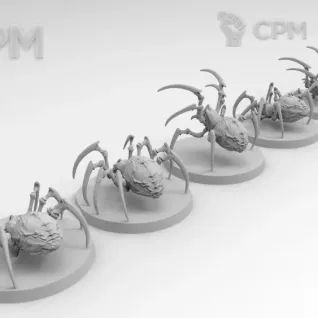Описание картинки Spiderlings от Naggaroth Night по цене 300руб | Свободный Рынок Миниатюр - СРМ