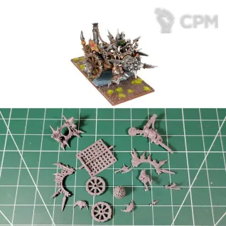 Описание картинки Kings of War Orcs &amp; Goblins Goblin Mincer от Каджит по цене 1 498руб | Свободный Рынок Миниатюр - СРМ