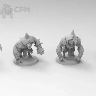 Описание картинки Armored Rat Ogres от Naggaroth Night по цене 1 000руб | Свободный Рынок Миниатюр - СРМ