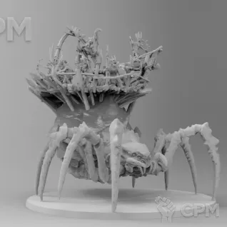 Описание картинки Arachnarok Spider от Naggaroth Night по цене 4 500руб | Свободный Рынок Миниатюр - СРМ