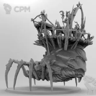 Описание картинки Arachnarok Spider от Naggaroth Night по цене 4 500руб | Свободный Рынок Миниатюр - СРМ