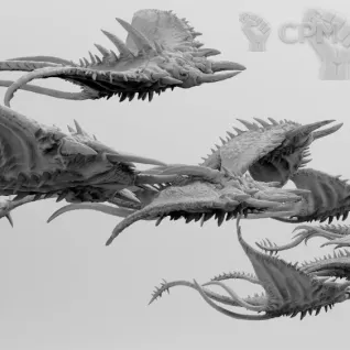 Описание картинки Screamers of Tzeentch от Naggaroth Night по цене 400руб | Свободный Рынок Миниатюр - СРМ