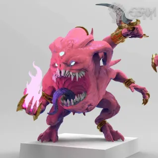 Описание картинки Pink Horrors от Naggaroth Night по цене 350руб | Свободный Рынок Миниатюр - СРМ