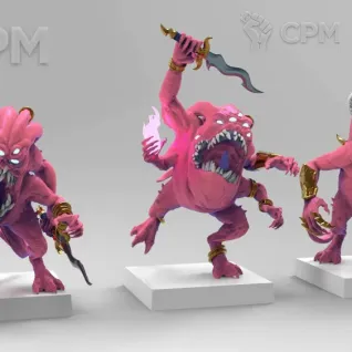 Описание картинки Pink Horrors от Naggaroth Night по цене 350руб | Свободный Рынок Миниатюр - СРМ