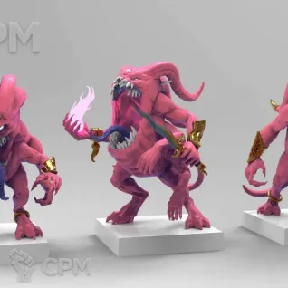 Описание картинки Pink Horrors от Naggaroth Night по цене 350руб | Свободный Рынок Миниатюр - СРМ