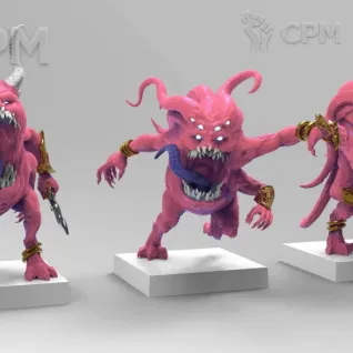 Описание картинки Pink Horrors от Naggaroth Night по цене 350руб | Свободный Рынок Миниатюр - СРМ