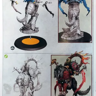 Описание картинки Gloomspite Gitz Droggz da Sunchompa от Vault Boy по цене 5 998руб | Свободный Рынок Миниатюр - СРМ