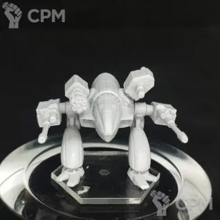 Описание картинки Ebon Jaguar Alt.Con A (65 тонн) от Dwarf Pirate Foundry по цене 400руб | Свободный Рынок Миниатюр - СРМ