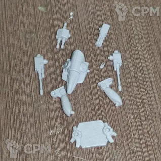Описание картинки Ebon Jaguar Alt.Con A (65 тонн) от Dwarf Pirate Foundry по цене 400руб | Свободный Рынок Миниатюр - СРМ