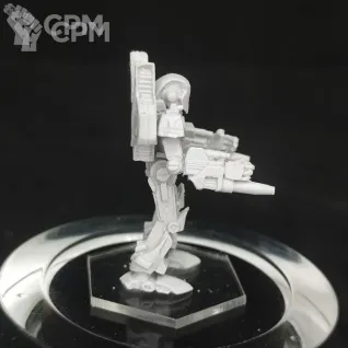 Описание картинки Phoenix Hawk PHX-3D (45 тонн) от Dwarf Pirate Foundry по цене 400руб | Свободный Рынок Миниатюр - СРМ