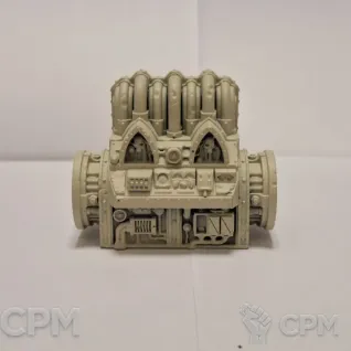 Описание картинки Engine Shed из Battlezone: Manufactorum от Verz по цене 1 700руб | Свободный Рынок Миниатюр - СРМ