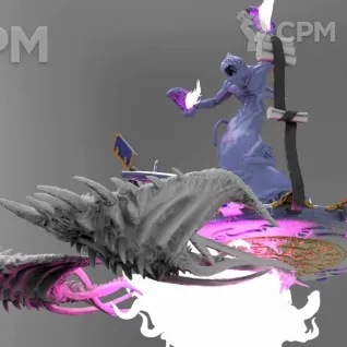 Описание картинки Burning Chariot of Tzeentch от Naggaroth Night по цене 1 500руб | Свободный Рынок Миниатюр - СРМ