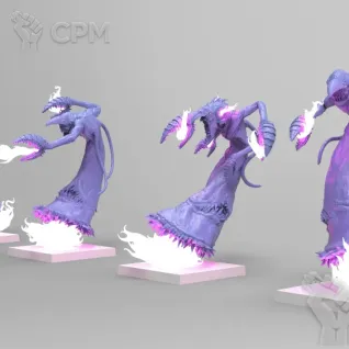 Описание картинки Exalted Flamers of Tzeentch от Naggaroth Night по цене 600руб | Свободный Рынок Миниатюр - СРМ