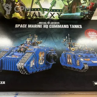 Описание картинки Space marine HQ command tanks от Alternative Galaxy  по цене 23 990руб | Свободный Рынок Миниатюр - СРМ