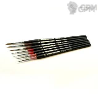 Описание картинки Кисти MiniWarPaint набор "Серия Regular" в пакете (7 кистей) от MiniaturesFAN по цене 4 467руб | Свободный Рынок Миниатюр - СРМ