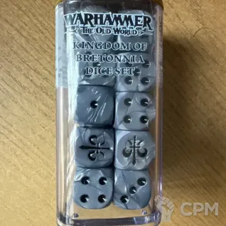 Описание картинки Kingdom of Bretonnia Dice Set от zurdo по цене 7 000руб | Свободный Рынок Миниатюр - СРМ