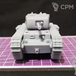 Описание картинки Британский пехотный танк Churchill II / масштаб 1:56 / 28мм от DModels по цене 1 080руб | Свободный Рынок Миниатюр - СРМ