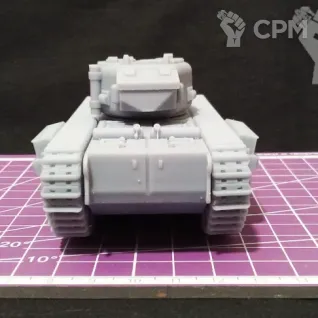 Описание картинки Британский пехотный танк Churchill II / масштаб 1:56 / 28мм от DModels по цене 1 080руб | Свободный Рынок Миниатюр - СРМ