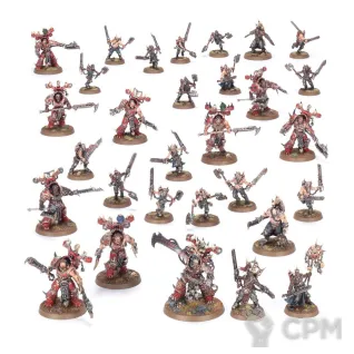 Описание картинки Набор Warhammer 40000 WORLD EATERS: GORESTORM SLAUGHTERPACK Battleforce от Дауран по цене 18 500руб | Свободный Рынок Миниатюр - СРМ