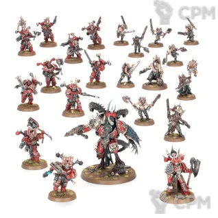 Описание картинки Набор миниатюр Warhammer 40000 COMBAT PATROL: WORLD EATERS 2025 от Дауран по цене 14 000руб | Свободный Рынок Миниатюр - СРМ