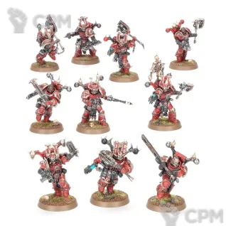 Описание картинки Набор миниатюр Warhammer 40000 COMBAT PATROL: WORLD EATERS 2025 от Дауран по цене 14 000руб | Свободный Рынок Миниатюр - СРМ