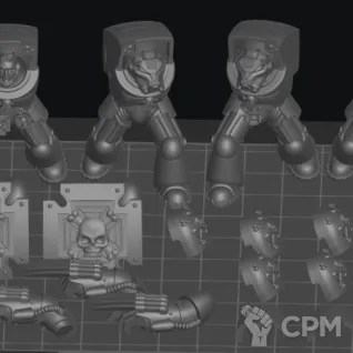 Описание картинки Terminator assault squad от WAAAAAAGHshop по цене 550руб | Свободный Рынок Миниатюр - СРМ