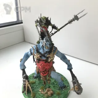 Описание картинки Breaka-boss on Mirebrute Troggoth от Ярослав Туров по цене 5 000руб | Свободный Рынок Миниатюр - СРМ