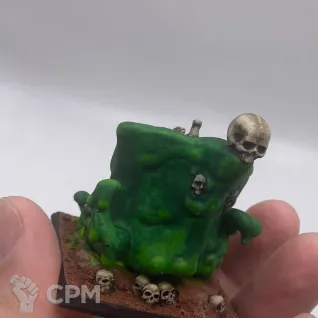 Описание картинки Ooze (chaos spawn) от Dark_Demogorgon по цене 2 500руб | Свободный Рынок Миниатюр - СРМ