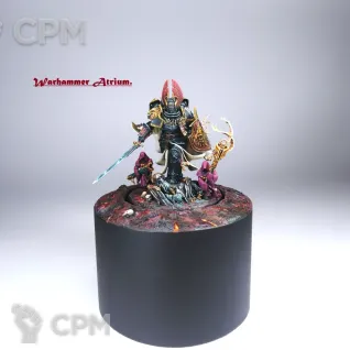 Описание картинки Warhammer 40,000. Lion El'Jonson. The Primarch of the Dark Angels. от Ярослав1709 по цене 1руб | Свободный Рынок Миниатюр - СРМ