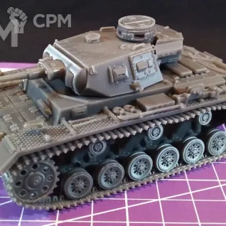 Описание картинки Немецкий танк Panzer lll G / масштаб 1:56/ 28мм от DModels по цене 1 900руб | Свободный Рынок Миниатюр - СРМ