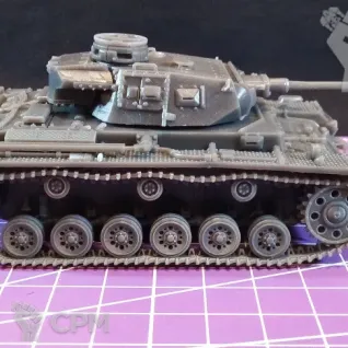 Описание картинки Немецкий танк Panzer lll G / масштаб 1:56/ 28мм от DModels по цене 1 900руб | Свободный Рынок Миниатюр - СРМ