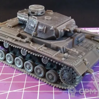 Описание картинки Немецкий танк Panzer lll G / масштаб 1:56/ 28мм от DModels по цене 1 900руб | Свободный Рынок Миниатюр - СРМ