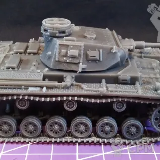 Описание картинки Немецкий танк Panzer lll G / масштаб 1:56/ 28мм от DModels по цене 1 900руб | Свободный Рынок Миниатюр - СРМ
