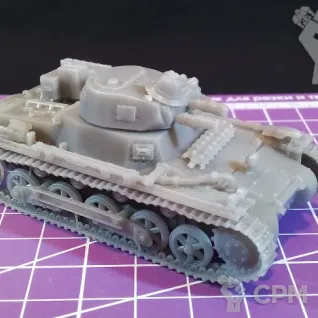Описание картинки Немецкий легкий танк Panzer l b версия DAK / масштаб 1:56/ 28мм от DModels по цене 855руб | Свободный Рынок Миниатюр - СРМ