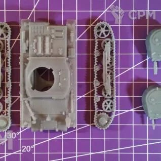 Описание картинки Немецкий легкий танк Panzer l b версия DAK / масштаб 1:56/ 28мм от DModels по цене 855руб | Свободный Рынок Миниатюр - СРМ