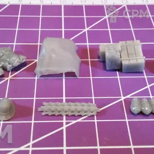 Описание картинки Немецкий легкий танк Panzer l b версия DAK / масштаб 1:56/ 28мм от DModels по цене 855руб | Свободный Рынок Миниатюр - СРМ
