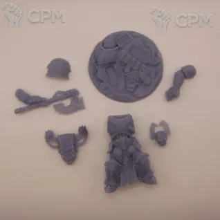 Описание картинки Kharn The Betrayer (alt) от White Rhino по цене 399руб | Свободный Рынок Миниатюр - СРМ