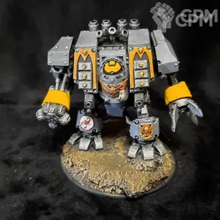 Описание картинки Red Scorpions MK IV Venerable Dreadnought (оригинал) от Superguns по цене 2 800руб | Свободный Рынок Миниатюр - СРМ