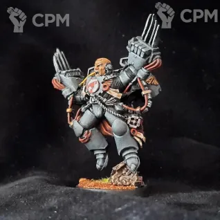 Описание картинки Red Scorpions Captain КОНВЕРСИЯ Kayvaan Shrike Оригинал Old Metall от Superguns по цене 2 500руб | Свободный Рынок Миниатюр - СРМ