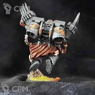 Описание картинки Red Scorpions Captain КОНВЕРСИЯ Kayvaan Shrike Оригинал Old Metall от Superguns по цене 2 500руб | Свободный Рынок Миниатюр - СРМ