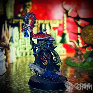Описание картинки fungoid cave shaman snazzgar stinkmullett от KhornyBabe  по цене 5 000руб | Свободный Рынок Миниатюр - СРМ