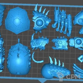 Описание картинки Forgefiend/Maulerfiend от Магазин Альфария по цене 1 700руб | Свободный Рынок Миниатюр - СРМ
