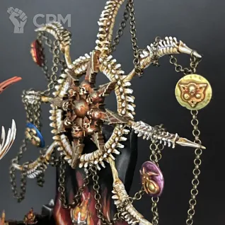 Описание картинки Chaos War Mammoth Warshrine Darkoath от Nalivainen по цене 12 000руб | Свободный Рынок Миниатюр - СРМ
