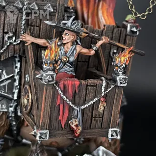 Описание картинки Chaos War Mammoth Warshrine Darkoath от Nalivainen по цене 12 000руб | Свободный Рынок Миниатюр - СРМ